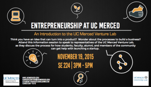 Entrepreneurship at UC Merced Info Session | Engineering Service Learning